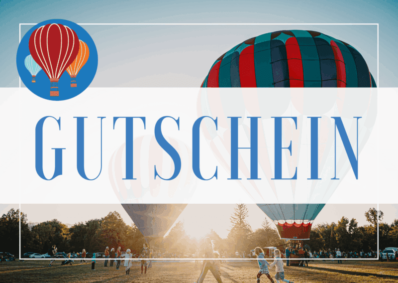 Geschenkgutschein für einen Ballonflug