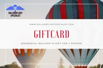 Bono regalo de vuelo en globo